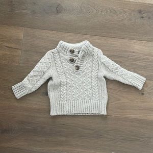 Boys knit weather with buttons